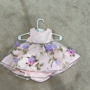 Rare Editions Floral Dress 3M